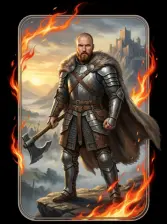 Medieval Epic-style AI superhero artwork